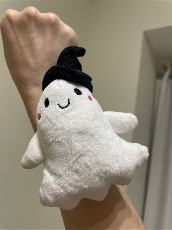 Other - Plush Ghost Witch Hat Slap Bracelet – Cute Spooky Halloween Wristlet